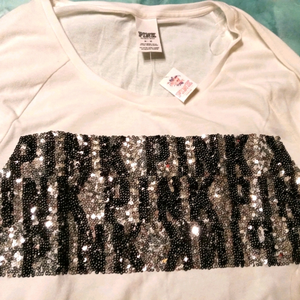 Victoria's Secret pink bling long sleeve